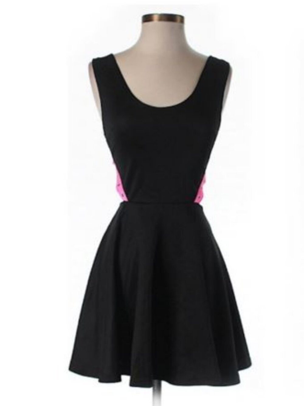 $216 Renee London Neon Lace Up Club Dress